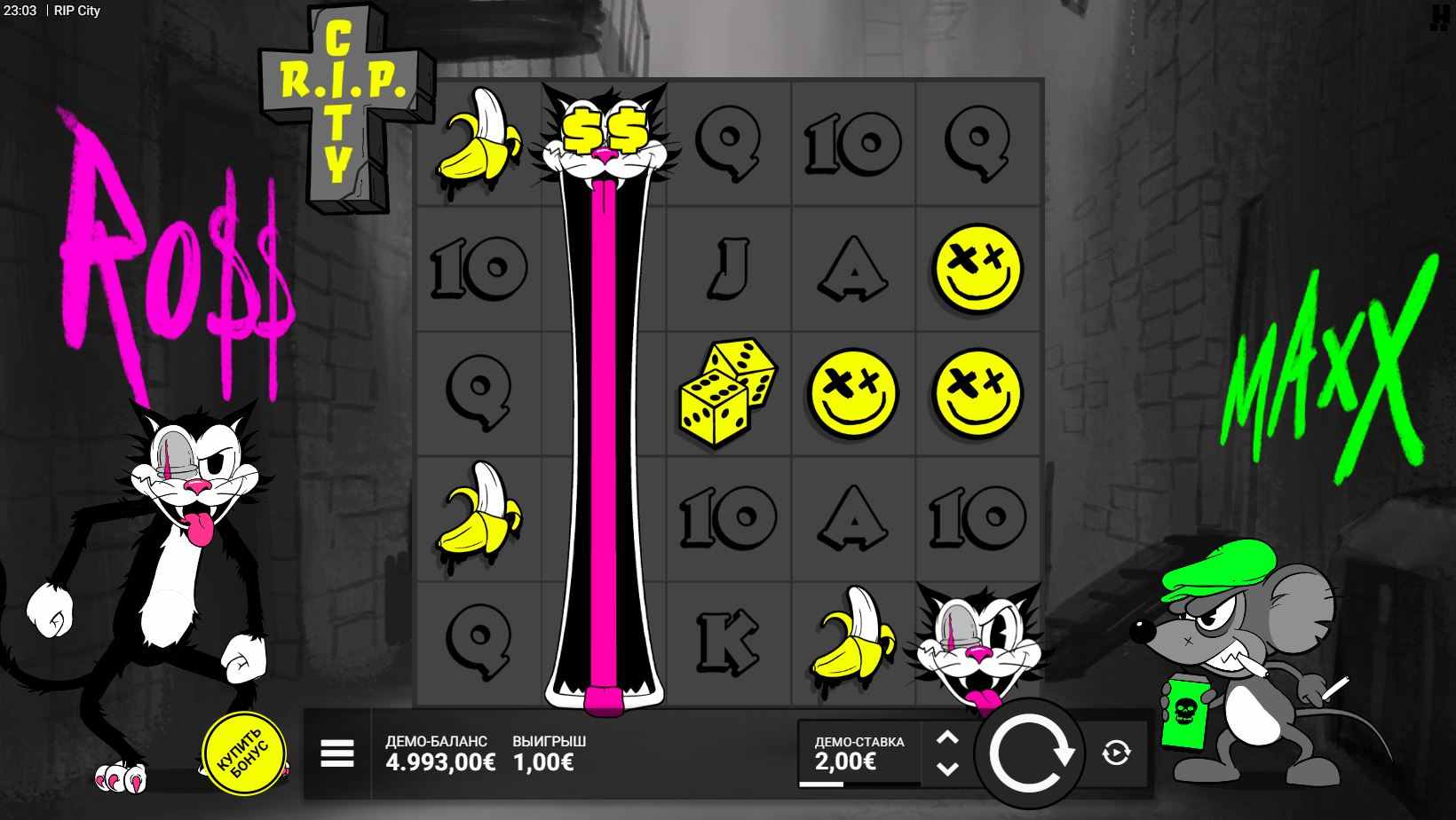 Фото игрового поля Rip City Slot
